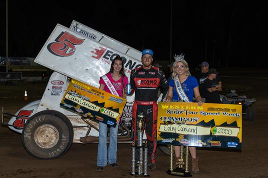 Colby Copeland Sweeps Speedweek Championship Weekend At CGS; Wins Second Career Series Title