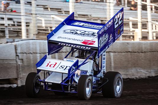 Kaleb Johnson Strong Early During World of Outlaws Tripleheader at Huset’s Speedway