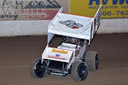 Van Dam Earns Best Finish With World of Outlaws in Las Vegas Since 2012