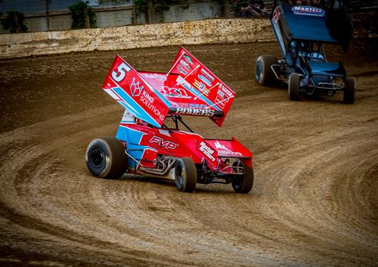 Bowers Stays Consistent With Two Runner-Up Results During Upper Midwest Sprint Car Series Action