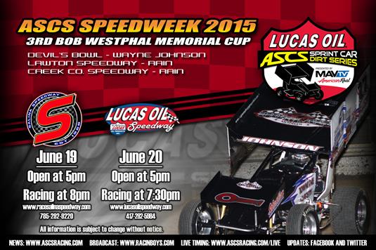 Clear Skies Ahead for Lucas Oil ASCS at Salina and Wheatland
