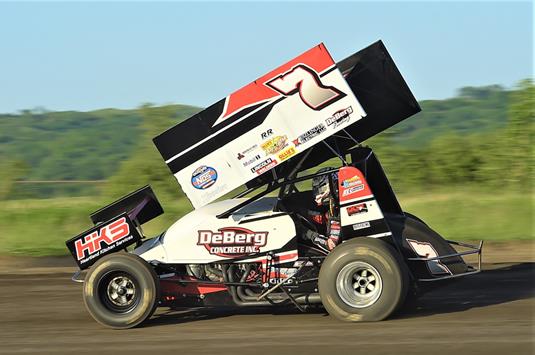 Henderson Picks Up Top-20 Finish Against World of Outlaws at Knoxville Raceway