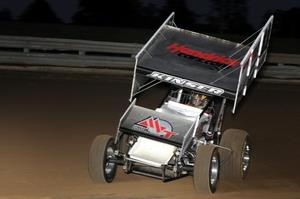 Kraig Kinser Finishes 10th at the Reconfigured I-96 Speedway