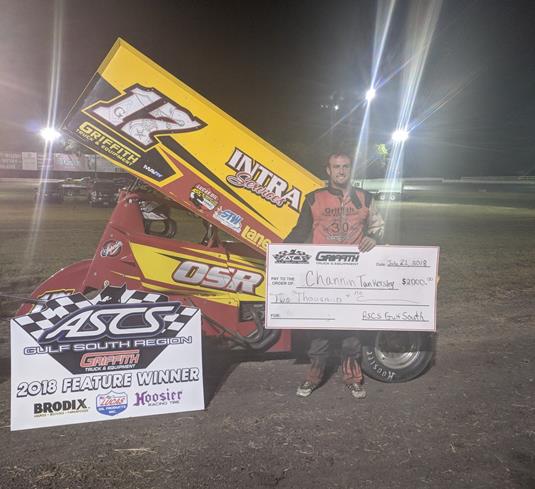 Tankersley Sweeps ASCS Gulf South Region Event at Battleground Speedway