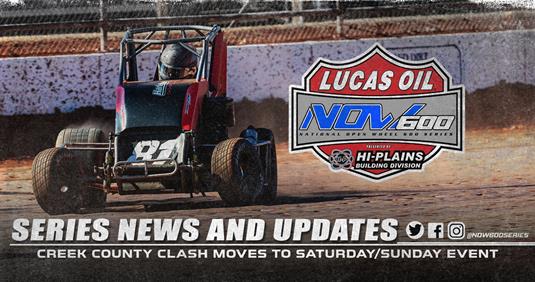 EVENT UPDATE >> Creek County Clash Shifts To Saturday/Sunday Affair