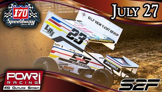 I-70 Speedway Increases Payout in Summer Sizzler for POWRi 410 Sprints July 27th
