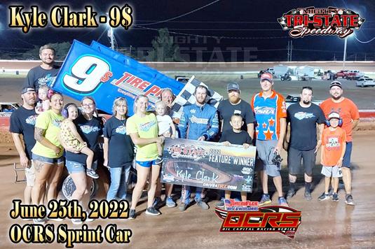 Clark cruises to victory at Tri-State Speedway