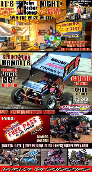 It's Sprint Car Bandits Race Week at LSS 6/25!