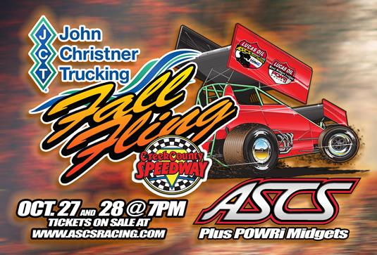 John Christner Trucking Returns As ASCS Fall Fling Title Sponsor At Creek County Speedway