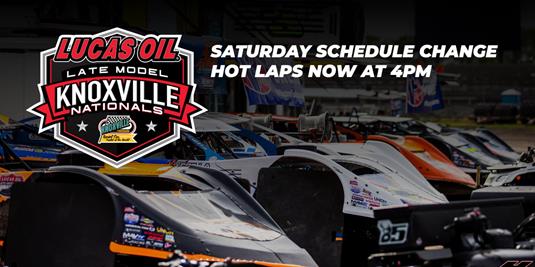 Saturday Schedule Adjusted for Late Model Knoxville Nationals