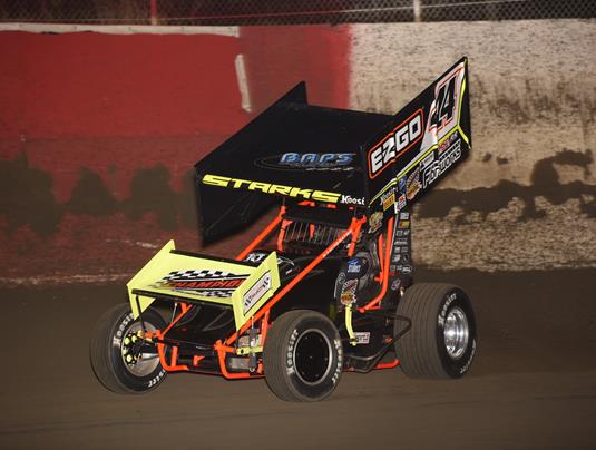 Starks Takes Top 10 During Knoxville Raceway Weekly Opener