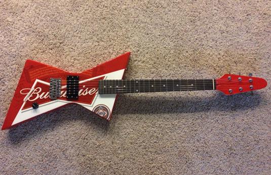 Budweiser Presenting Custom Guitar to Eagle Motorsports Rock ‘N Roll 50 Presented by MyRacePass Feature Winner