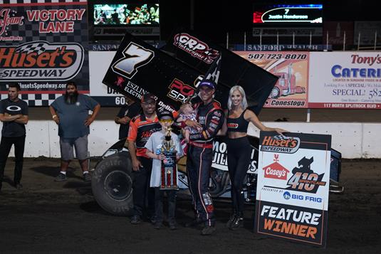 Henderson, Pruett and Abbas Victorious During Hall of Fame Night Presented by Spartan ER at Huset’s Speedway
