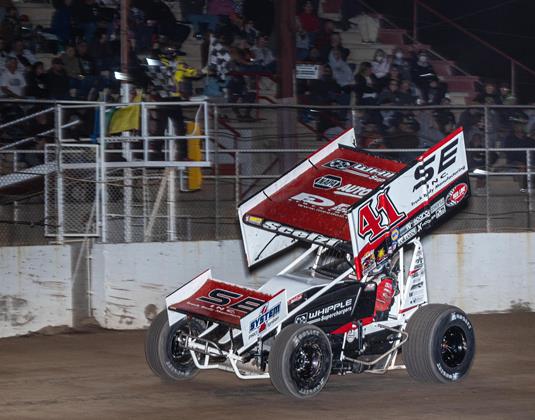 Dominic Scelzi Closes World of Outlaws Texas Swing With Rally at Kennedale Speedway Park