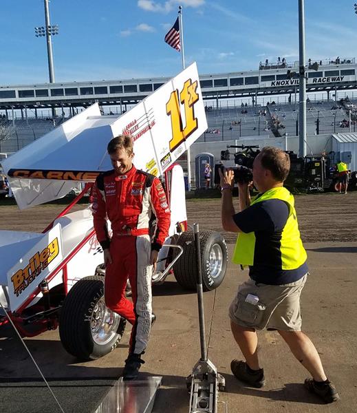 John Carney II Races Into His First Knoxville 360 Nationals A-Feature