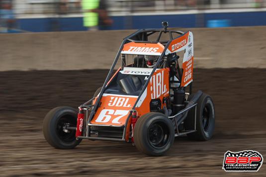 Ryan Timms Second at Davenport Speedway with Xtreme Outlaws Midget Series