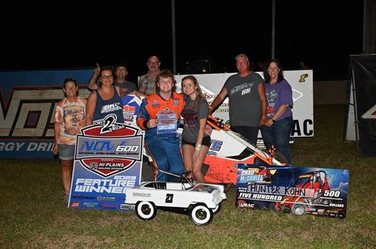 Hunter Kohn And Tate Gurney Top Dirt2Media NOW600 For the First Time At Mitchell County Fairgrounds Raceway