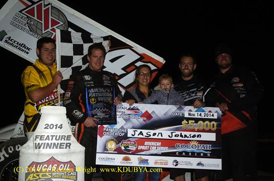 Jason Johnson Dominates Lucas Oil ASCS at Cocopah Speedway