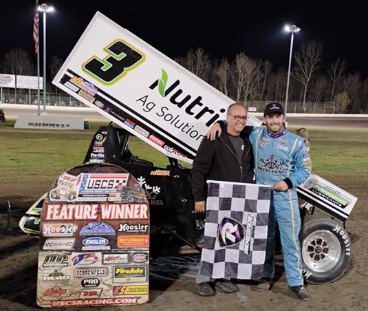 HAGAR AWARDED WIN IN USCS 20TH ANNUAL SPEEDWEEK OPENER AT  BENTON SPEEDWAY