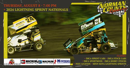 NEXT RACE: Thursday, August 8 - 2024 Lightning Sprint Nationals