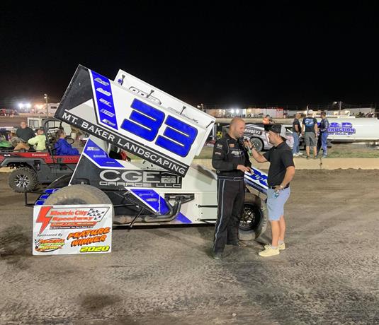Heath Hustles to Second Straight Montana Round Up Triumph at Electric City Speedway