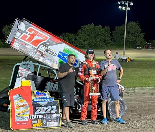 Bryce Norris grabs second win of 2023 at Gas City I-69 Speedway