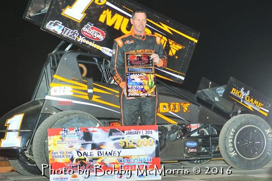 Blaney Brings Home $12,000 Payday for Winning Winter Heat Sprint Car Showdown Opener