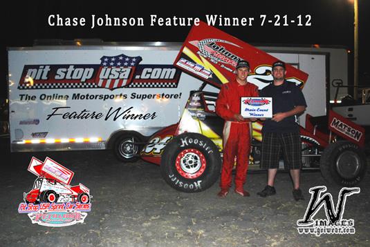 Chase Johnson Snags First Pit Stop USA Sprint Car Series Win