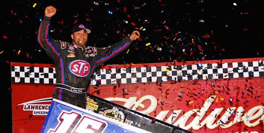 Schatz Collects Fifth World of Outlaws STP Sprint Car Win of the Year