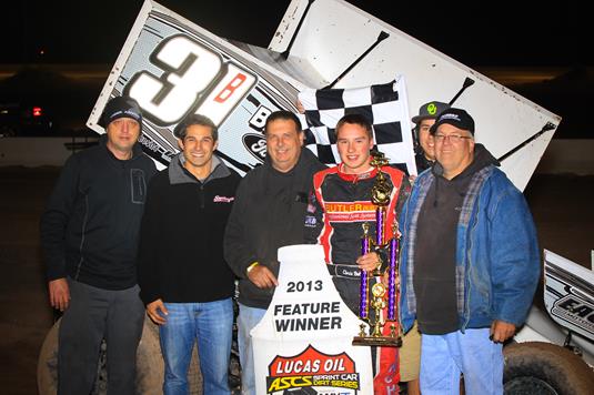 Christopher Bell wires El Paso field for Lucas Oil ASCS triumph