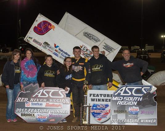 Hagar Captures ASCS Mid-South and ASCS Red River Victory at I-30 Speedway