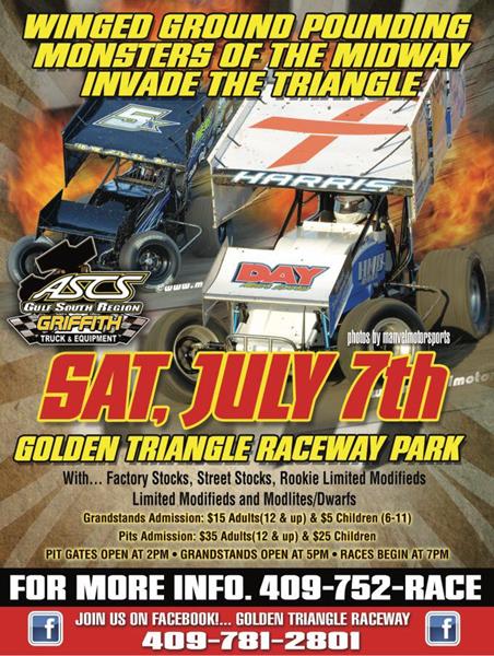 ASCS Gulf South Back In Beaumont On Saturday