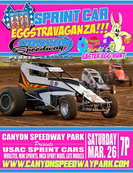 Southwest Sprint Easter Eggstravaganza Saturday at Canyon