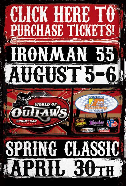 2016 World of Outlaws Spring Classic & Ironman 55 Tickets On Sale Now!
