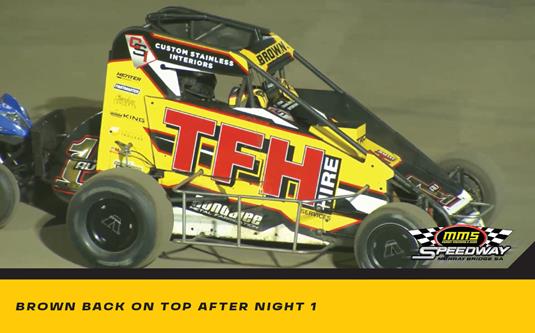 BROWN BACK ON TOP AFTER NIGHT 1