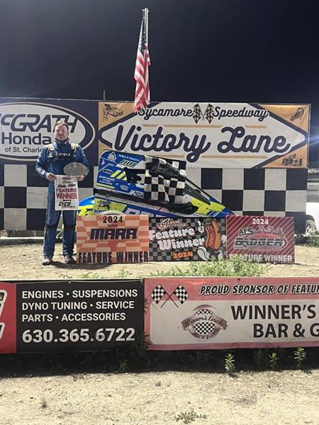 Kluever Takes Badger Midget Series/MARA Co-Sanctioned Event at Sycamore Speedway