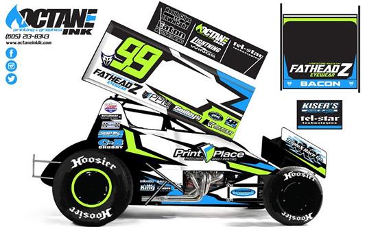 Brady Bacon – New Look/Primary Sponsor for Wing Team in 2015!