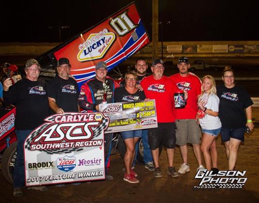 Joshua Shipley Dominates to Capture First Career ASCS Southwest Region Win