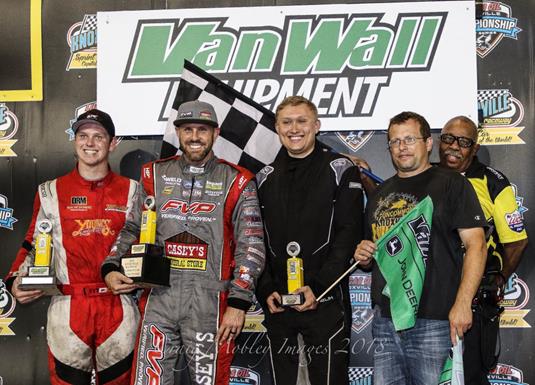 Daniel Wins at Knoxville to Earn First Career Sprint Car Triumph