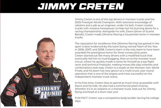 Meet Jimmy Creten, driver of Bounty Hunter, this Saturday!!