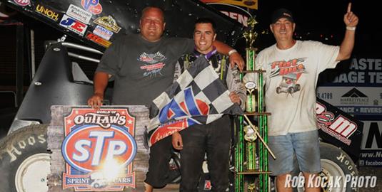 Gravel Conquers World of Outlaws STP Sprint Cars Inaugural I-94 Run