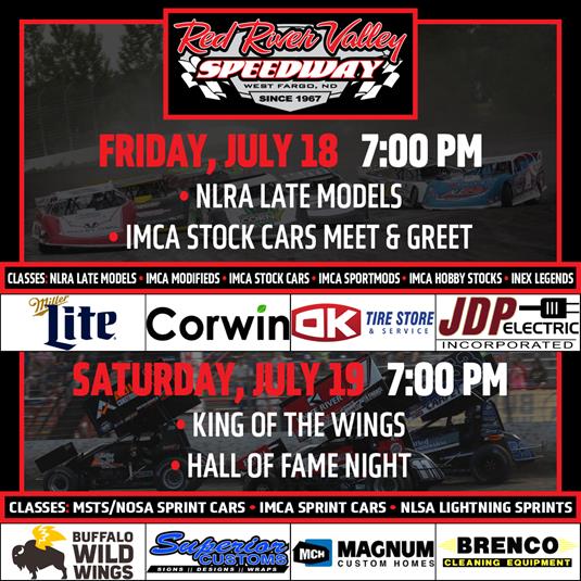 NEXT RACE: Friday, July 18th & 19th