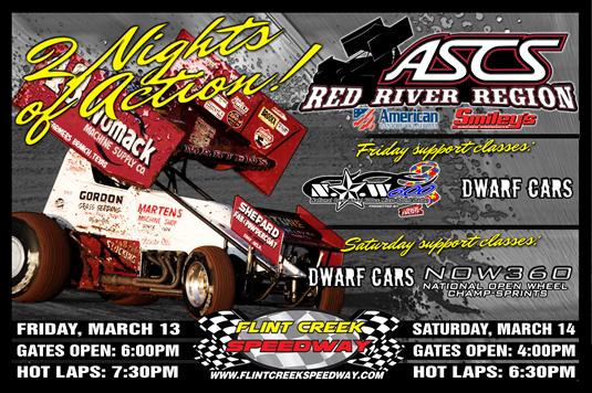 Flint Creek Speedway Rescues ASCS Red River Opening Weekend