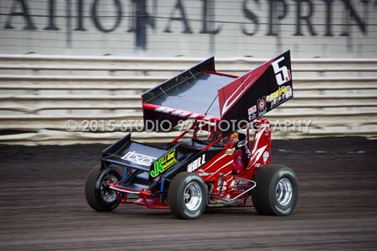 Ball Records Top-Five Finish at Peoria to Remain in Sprint Invaders Points Race