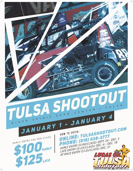 Entry For The 35th Lucas Oil Tulsa Shootout Opens September 24, 2019
