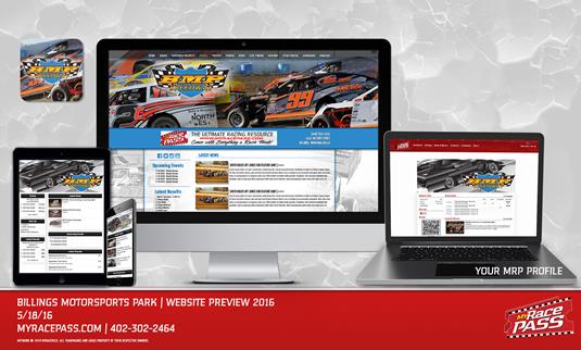 MyRacePass Develops Pro Platinum Website for Billings Motorsports Park