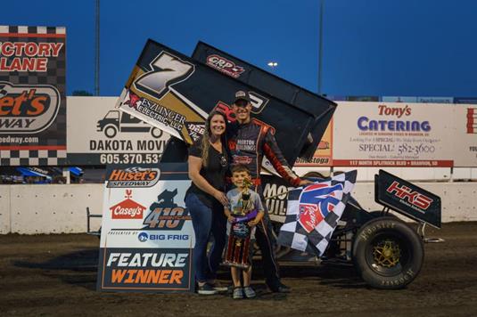 Henderson and Sandvig Use Big Weekend to Take Points Lead at Knoxville Raceway and Huset's Speedway