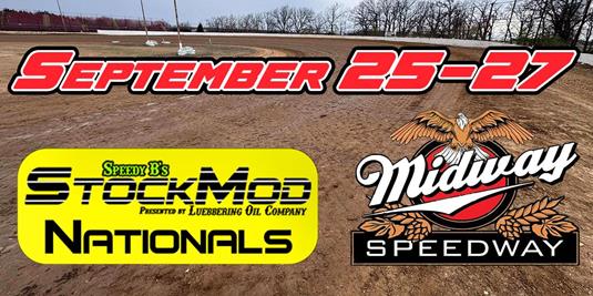 Midway Speedway Announced to Host 2025 POWRi StockMod Nationals on September 25-27