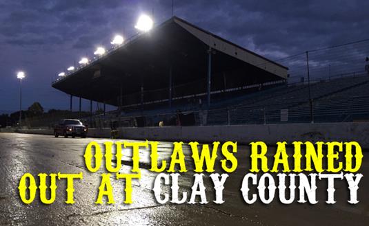 Steady Rain Cancels World of Outlaws at Clay County Fair Speedway