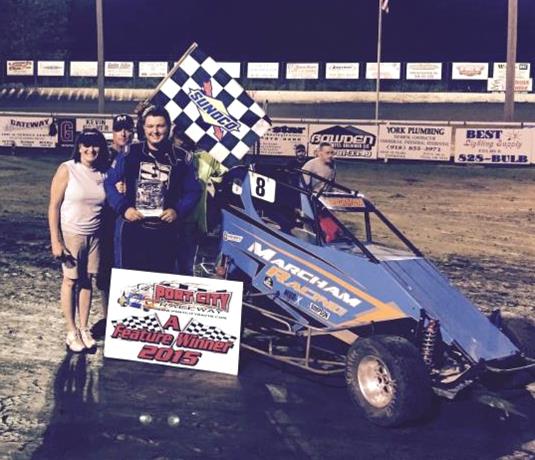 Josh Marcham wins Donnie Ray Crawford Memorial feature, Brother Trey battles head to head against Abreu